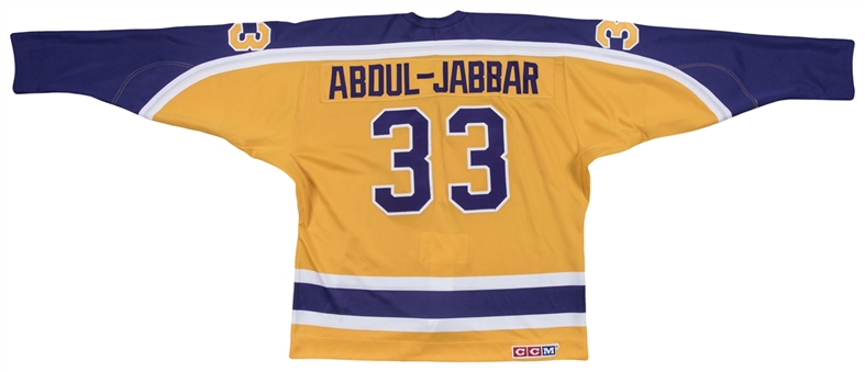 Kareem Abdul-Jabbar Customized Los Angeles Kings Jersey (Abdul-Jabbar LOA)